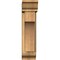 Ekena Millwork Westlake Traditional Rough Sawn Bracket w/ Offset Brace, Western Red Cedar, 6"W x 16"D x 24"H BKT0604X16X24WTL01RWR - alternate 2